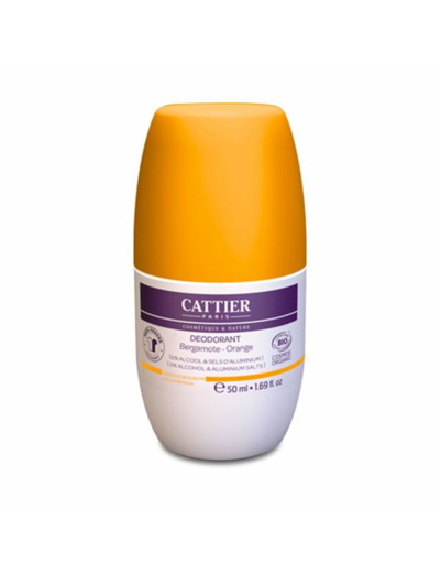 CATTIER DEO ROLLON BERGAMOTE ORANGE 50ML