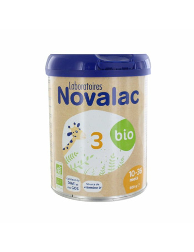 Lait en poudre Bio 3 800g Novalac