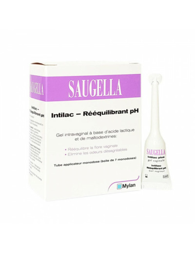Gel Intravaginal 7 Monodoses Intilac Rééquilibrant pH Saugella