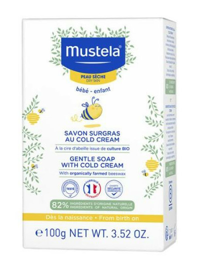 Savon Surgras Pain Au Cold-cream Nutri-protecteur Peau Seche Bebe 100 g Mustela