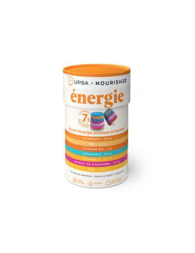 UPSA Nourished Gummies 7 en 1 Energie x 30