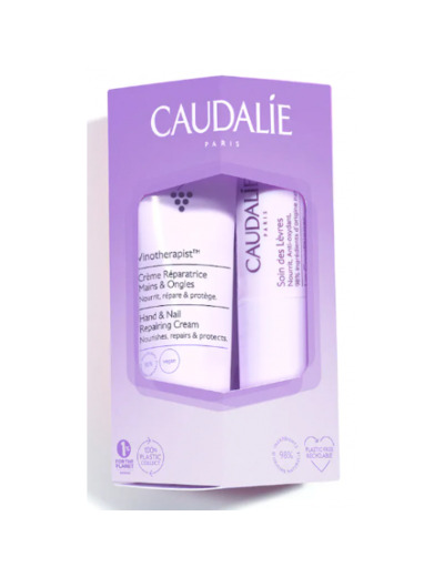 Duo Crème Mains + Soin Des Lèvres Vinotherapist Caudalie