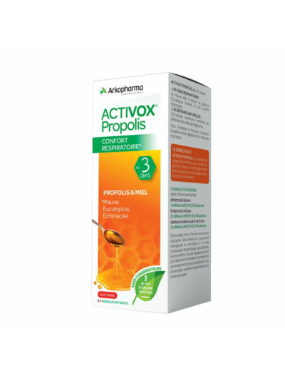 Sirop Propolis 140ml Activox Confort respiratoire Arkopharma