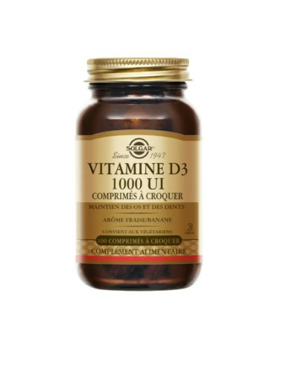 SLG VIT D3 1000 UI A CROQUER 100