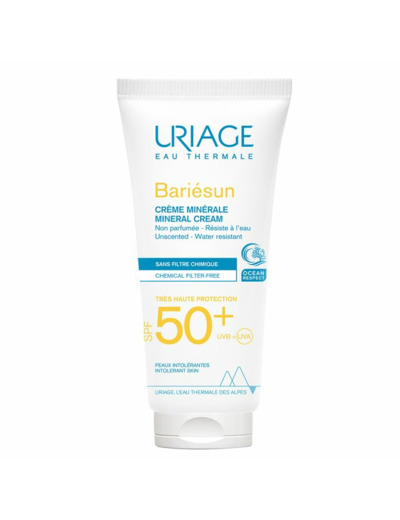 Bariésun Crème Minérale SPF50+ Bariésun Non Parfumée Uriage
