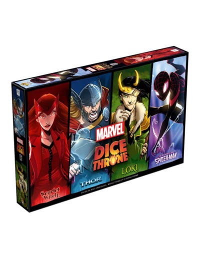 DICE THRONE MARVEL - Thor, Loki, Spiderman, Scarlet Witch