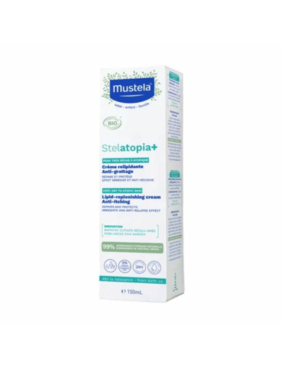 Crème Relipidante Anti-Grattage 150ml Stelatopia Mustela