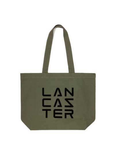 Lancaster Tote Bag 3 Lines Sac Cabas TOTE-06 Kaki