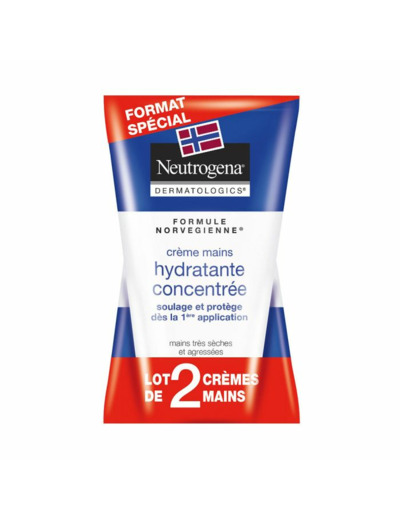 Creme Mains Hydratante Concentree 2x50ml Neutrogena