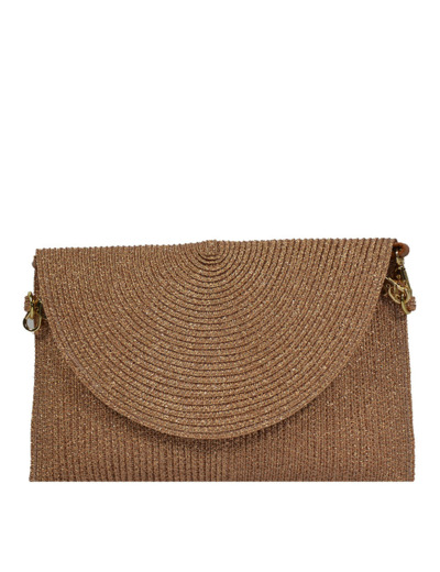 Le Voyage en Panier Brillette Pochette mariage Or rosé