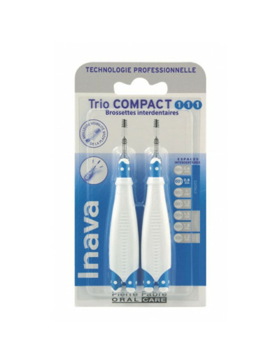 Brossettes Interdentaires 0.8mm Trio Compact Inava