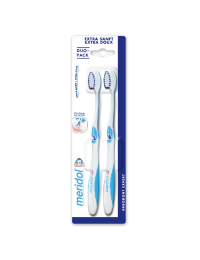 Brosses A Dents Extra Doux X2 Meridol