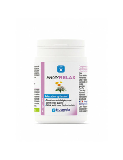 Ergyrelax Relaxation 60 Gélules Nutergia