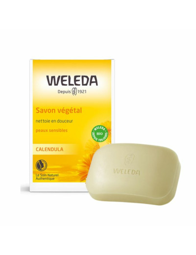 Savon Vegetal 100g Calendula Peaux Sensibles Weleda