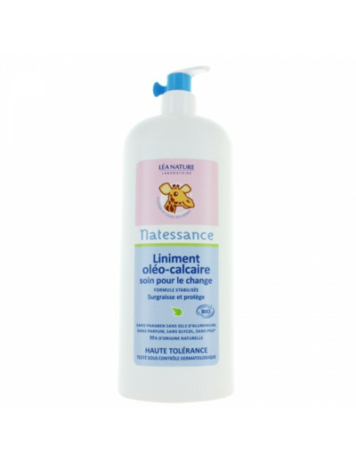 Liniment Oleo Calcaire Soin Pour Le Change Bio 1 l Bebe Natessance