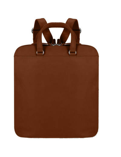 Les Ateliers Fourès Baroudeuse Grand Sac à Dos Andromède B416 en Cuir Fauve