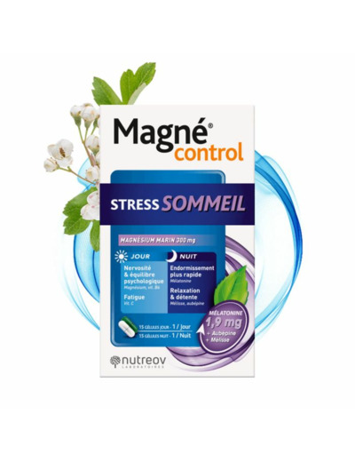 Stress Sommeil 30 Gelules Magne Control Nutreov