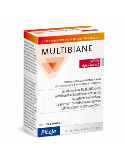 Multibiane Age Protect 30 Gelules Pileje