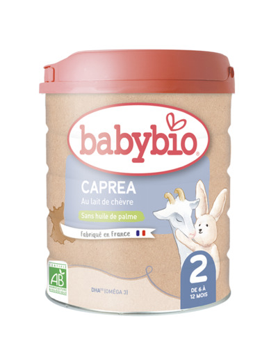 BABYBIO CAPREA 2 LAIT CHEVRE 6-12M 800G