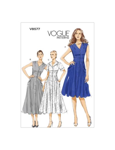 Patron de robe - Vogue V8577