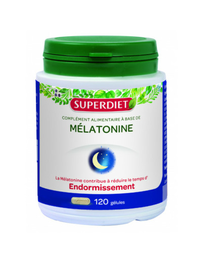 Melatonine 120 Gelules Superdiet