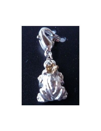 Pendentif grenouille argent