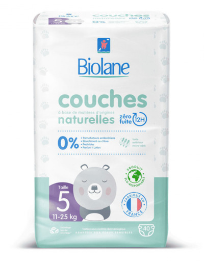 BIOLANE COUCHES ECOLOGIQUES T5 X40