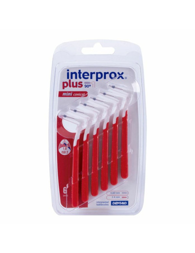 Brossettes Interdentaires 2-4mm Miniconique Plus X6 Interprox