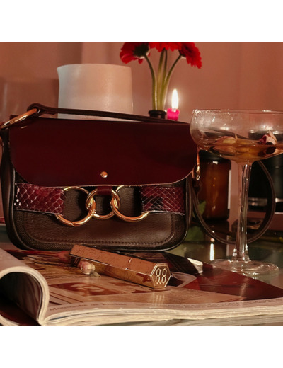 Line Théodore Miss Antoinette Sac Bandoulière Burgundy