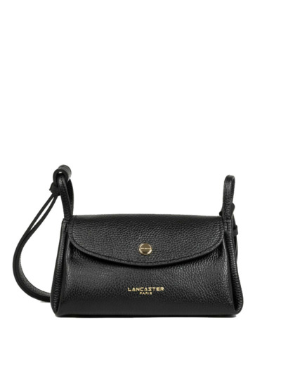 Lancaster Accordéon Double Petit Sac Trotteur 470-87 Noir-In-Nude