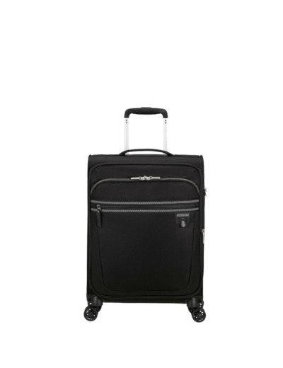 American Tourister Aerospin Valise Cabine 55 cm Souple Extensible 4 Roues Black