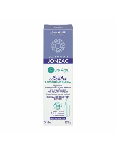 JONZAC SERUM CONCENT CORRECT GLOBAL 30ML