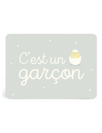 Carte C'est un Garçon