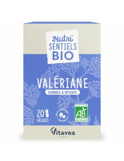 NUTRISANTE VALERIANE BIO 20 GELULES