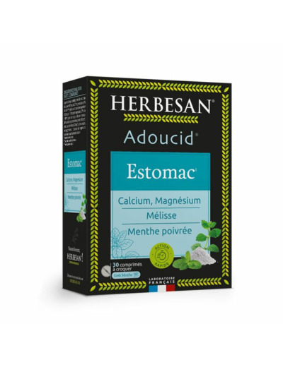 Adoucid Menthe Estomac 30 comprimés Herbesan