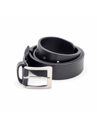 Ceinture cuir noir (30mm)