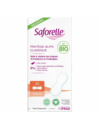 Protège-slip classique x30 Saforelle