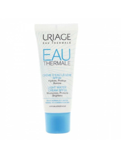 Creme D'eau Spf20 40ml Eau Thermale D'Uriage Uriage