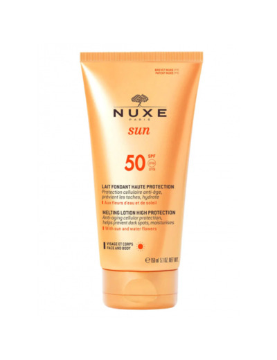Lait Fondant Haute Protection SPF50 150ml Sun Nuxe