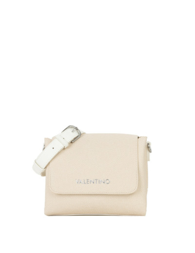 Valentino Alexia Summer Sac Porté Travers Effet Toile Nat/Off White