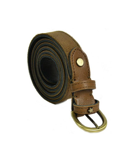 Mila Louise Pallas X Ceinture Cuir Ocre