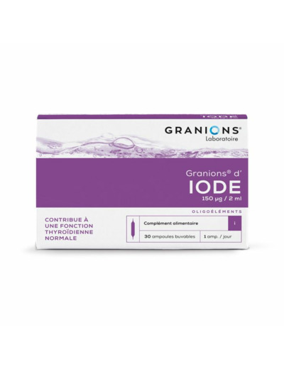 D'iode 30 Ampoules de 2ml Granions