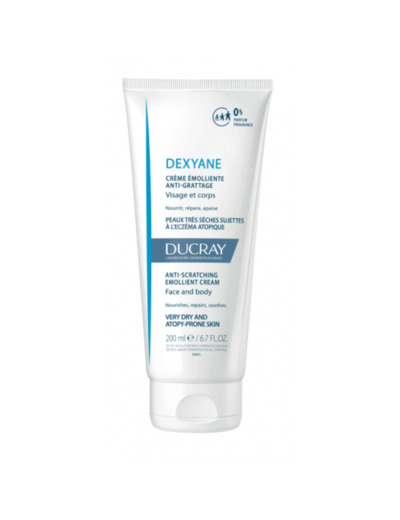 Creme Emolliente Anti Grattage Peaux Tres Seches A Tendance Atopique 200ml Dexyane Ducray