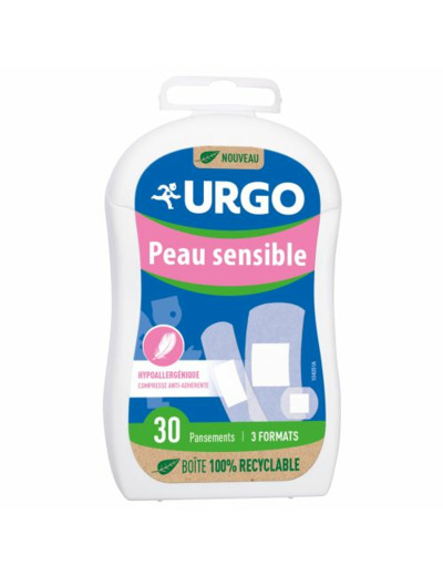 Pansements 3 Formats Peaux Sensibles X30 Urgo