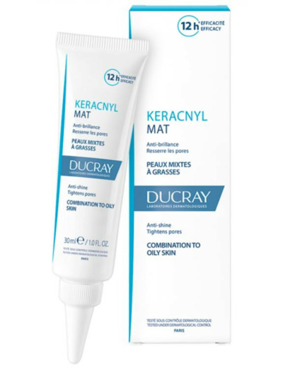 Creme Anti-brillance Et Resserre Les Pores Mat 30ml Keracnyl Mat Ducray