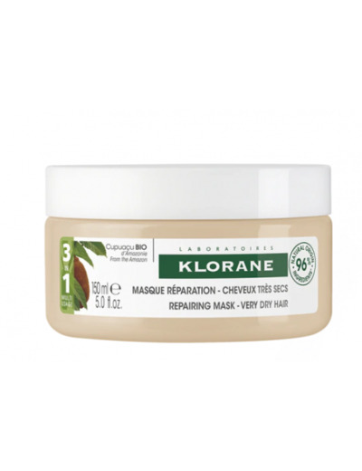 Masque Nutrition et Réparation 150ml Cupuacu Bio Klorane