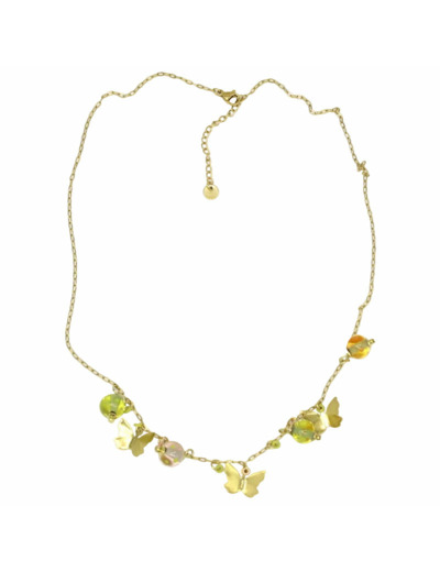 Collier papillons ZESTE