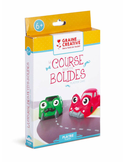 Kit créatif moulage"La course des petits bolides"