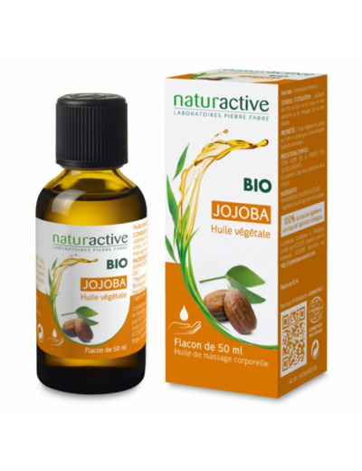 Huile Vegetale Bio Jojoba 50 ml Naturactive