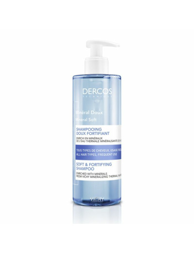 Shampooing Doux Fortifiant Mineral 400ml Dercos Vichy